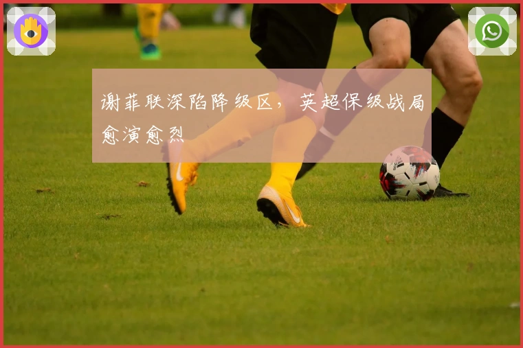 谢菲联深陷降级区，英超保级战局愈演愈烈